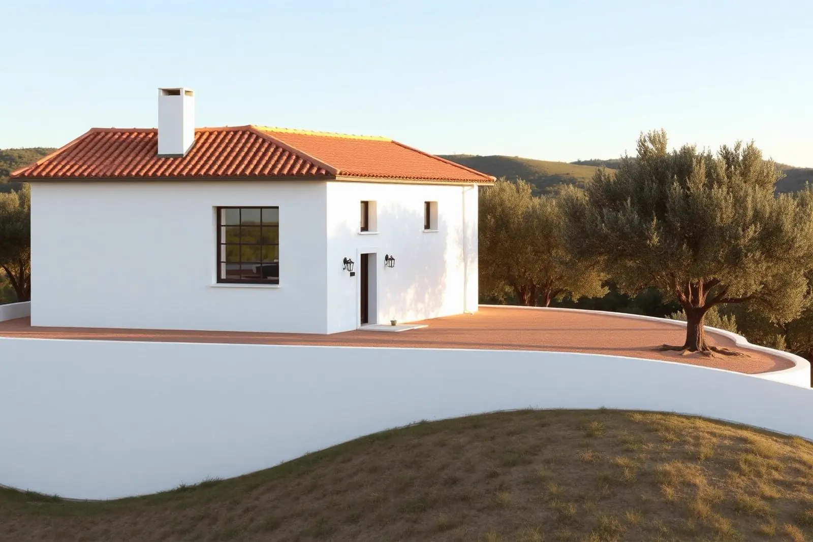 Concept render of Alentejo farmhouse